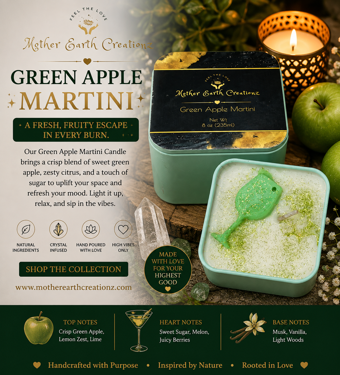 Green Apple Martini 🍸