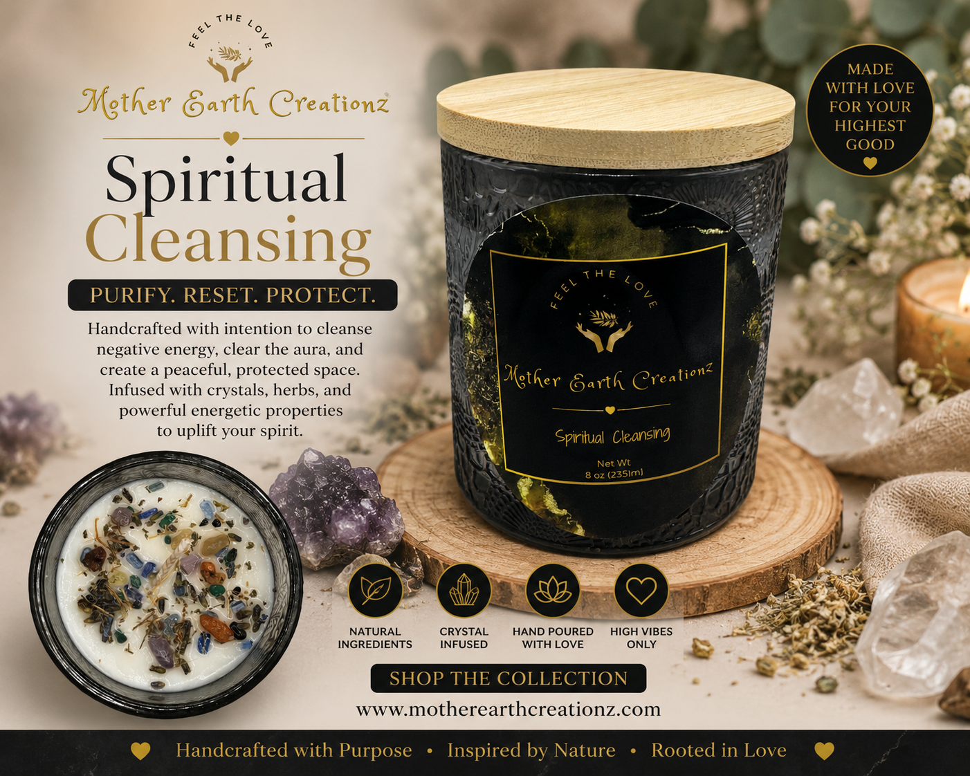 Spiritual Cleansing Candle
