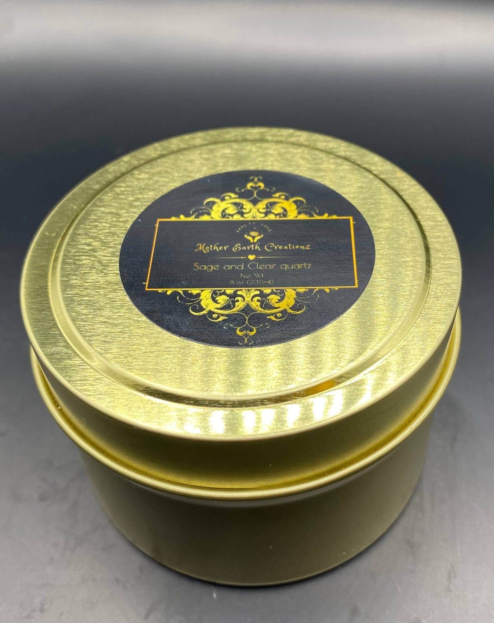 Sage and Clear Quartz